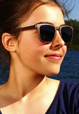 Produktbild von Wave Hawaii Sonnenbrille Aik, Walnut Laminated WH1111