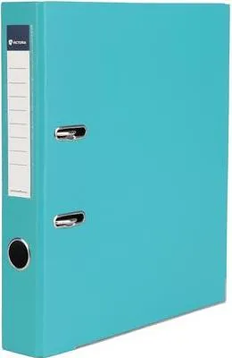Produktbild von Schnellhefter "Basic", türkis, 50 mm, A4, mit Schutzbodenbeschlägen, PP/Karton, VICTORIA OFFICE