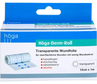 Immagine prodotto di Höga-Derm-Roll 10cm x 1m film trasparente per ferite, 1 pz PFL