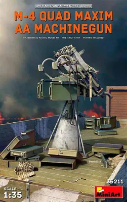 Obrázek produktu pro Čtyřhlavňový protiletadlový kulomet M-4 Maxim / 1:35
