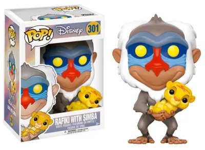 Immagine prodotto di Figura POP Disney Il Re Leone Rafiki con Simba