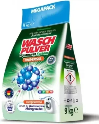 Zdjęcie produktu dla WaschPulver, Proszek do prania uniwersalny Aquamarin, 9kg