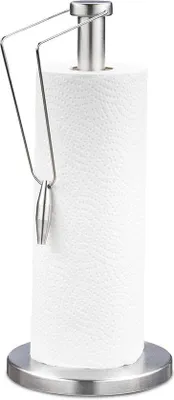 Produktbild von Keukenrolhouder aus Edelstahl - 34 x 15 cm - Zimmereinigungsschublade in Silber