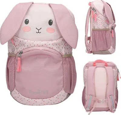 Produktbild von Depesche Rucksack Princess Mimi ergonomisch Kaninchen rosa Kinderrucksack