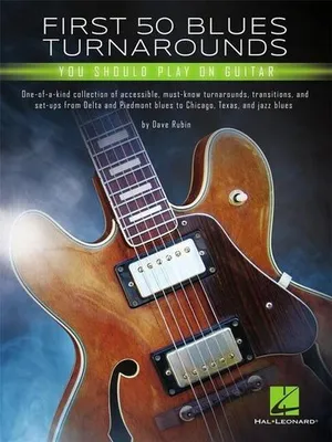 Produktbild von First 50 Blues Turnarounds You Should Play on Guitar