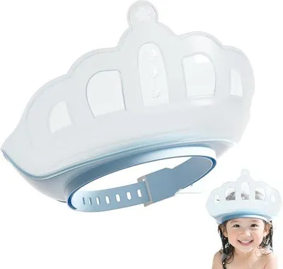 Immagine prodotto di Set shampoo da bagno per bambini con regolabile, blu, per bambine e bambini