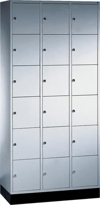 Produktbild von C+P Schließf.schrank 8670301S10004 18Fächer 1950x920x500mm lgr/lgr