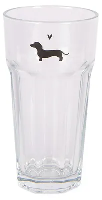 Image de Clayre & Eef Verre à eau 320 ml Verre transparent
