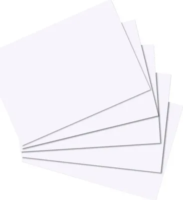 Productafbeelding van Herlitz memokaarten, DIN A7, blanco, wit