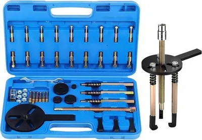 Immagine prodotto di Set di attrezzi 36 in 1 - Trekkers universali - Valigetta porta attrezzi - Set di smontaggio - Kit cuscinetti - meccanico