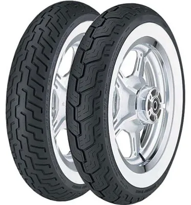 Obrázok produktu pre Opona Dunlop D404 Biały Bok 150/90B15 150/90-15 2024 Tył TL M/C Motocyklowa