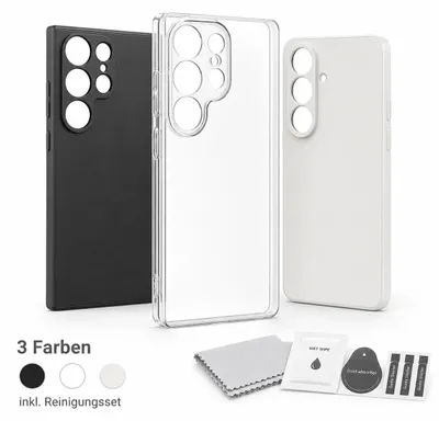Produktbild von Handyhülle Samsung Galaxy A55 Weiß Schutzhülle TPU verfügbar in Schwarz Weiß Transparent für Modelle S26 S25 S24 S23 S22 S21 Plus Ultra A56 A55 A54 A53 A36 A35 A34 A33 A26 A25 A23 A16 A15 A14