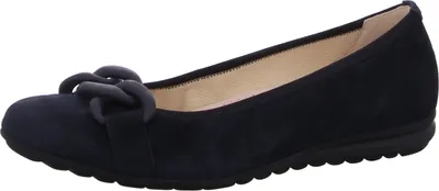 Produktbild von Gabor FLORENZ Ballerinas - Damen Halbschuhe - Slipper blau Freizeit NEU