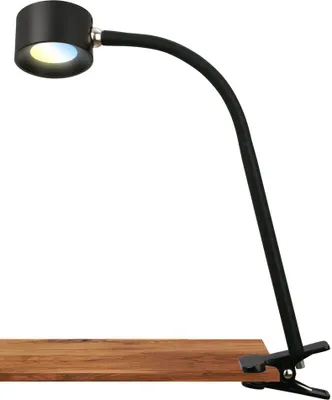 Zdjęcie produktu dla Lampa biurkowa Lampa zaciskowa LED Ściemnialna Obrotowa Magnetyczna CCT Czarna
