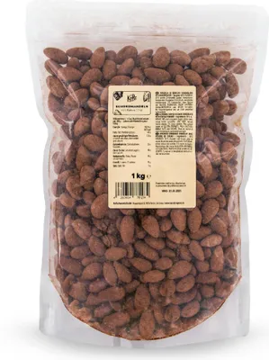 Produktbild von KoRo | Skinny Dipped Mandeln in dunkler Schokolade mit Kakao 1 kg