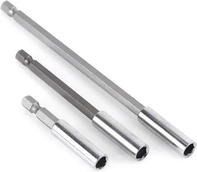 Image de Perceuse-toupie électrique de 1/4 pouce avec tige extensible et support magnétique