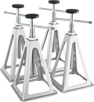Obrázok produktu pre Stabilizátor pre karavany, nosnosť 6000 lbs, výškovo nastaviteľný od 11" do 17", hliníkový materiál, trojuholníková nosná konštrukcia, kompatibilný s karavanmi a prívesmi