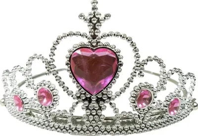 Produktbild von Rosa Tiara mit Kristallen – Arpex