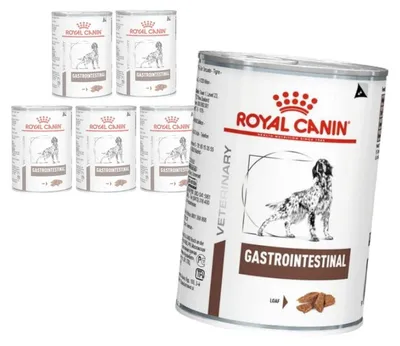 Zdjęcie produktu dla Royal Canin VHN Dog Gastrointestinal Loaf 6x400g Karma Mokra Pasztet Dla Psa Ograniczenie Zaburzeń Wchłaniania Jelitowego