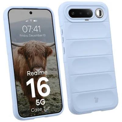 Produktbild von Robuste Handyhülle für Realme 16 5G, Bizon Case Tur, Hellblau