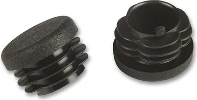 Produktbild von Rohrstopfen rund 30 mm schwarz VE 50 fix-o-moll