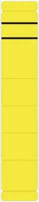 Produktbild von Ordnerrückenschilder 60x280mm selbstklebend gelb VE=10 Stück