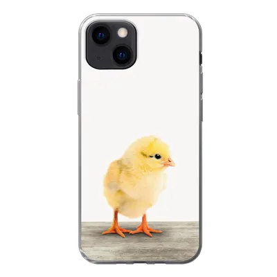 Produktbild von MuchoWow® Handyhülle Schutzhülle Hülle für iPhone 13 mini Küken - Tiere - Jungen - Mädchen - Kinder Silikon Softcase Handy Hülle - Softcase