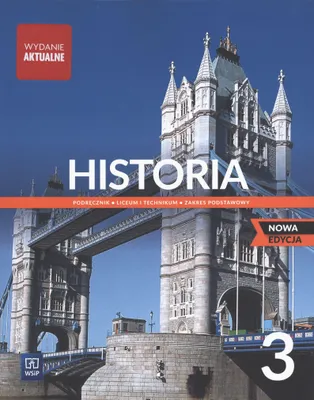 Zdjęcie produktu dla WSiP Historia. NOWA EDYCJA. Podręcznik. Klasa 3. Zakres podstawowy, Edukacyjny, Polski, Broszurowa okładka, 400 stron(y)