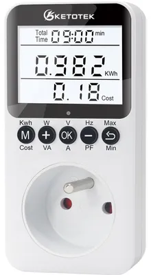 Image de Compteur de consommation électrique 3680 W avec écran LCD