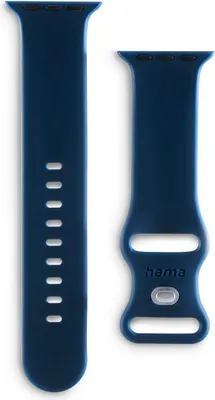 Produktbild von Hama 00215635, Band, Smartwatch, Blau, Apple, Apple Watch 38 / 40 / 41 mm, Silikon