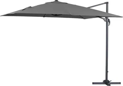 Image de Parasol jardin déporté "Sun 3" - 3 x 3 m - Gris