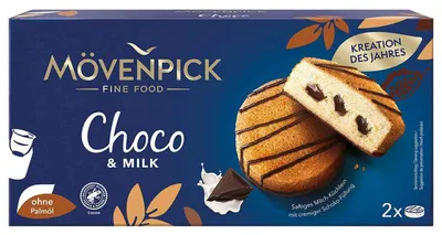 Produktbild von Mövenpick Choco & Milk Küchlein 2x55g