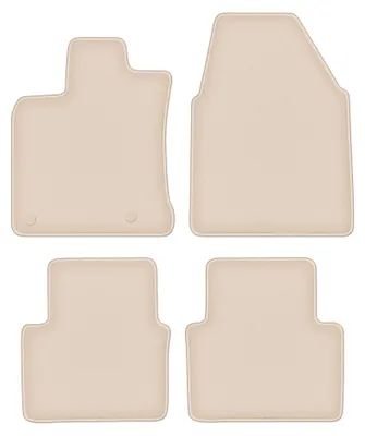 Produktbild von Velours-Fußmatten für Nissan Qashqai I J10 (szeroki) 2007-2013 (Crossover) – 4-tlg, Beige, passgenau – Wielganizator FORTUNA