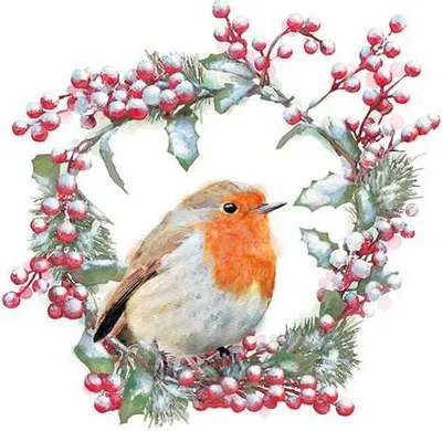 Produktbild von Ambiente Diener Robin in Kranz 33 cm