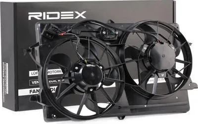 Produktbild von RIDEX 508R0062 Lüfter Motorkühlung Kühlerlüfter für FORD FOCUS (DAW, DBW) Wasserkühler
