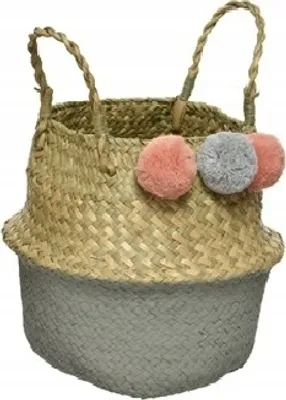 Immagine prodotto di Cesto scandinavo in seagrass con manico 23 cm