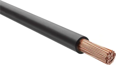 Immagine prodotto di CAVO HELU H07Z-K 90°C 1X16mm² BK (nero) Conduttore singolo senza alogeni nero AD 8,4mm Tensione nominale Uo/U 450V/750V - 1