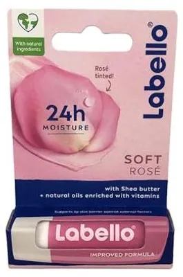 Productafbeelding van Labello Soft Rosé, 4,8 gram