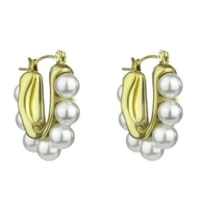 Produktbild von Wunderschöne Perlenohrringe Angel White Earrings MCE24023G