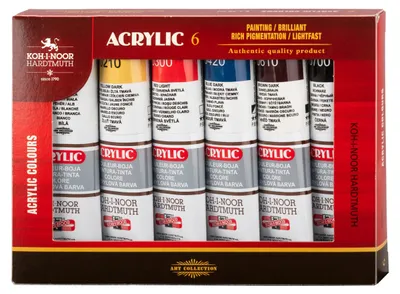 Produktbild von Acrylfarben 6er Set
