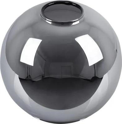 Produktbild von Lampenschirm Bergen Chrom Kugel 15 cm – stilvoller Glaslampenschirm für moderne Innenbeleuchtung