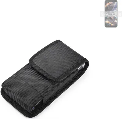 Produktbild von Holster Gürteltasche kompatibel mit Doogee X97 Holster Gürtel Tasche wasserabweisend Handy Hülle Schutz Hülle Outdoor schwarz K-S-Trade