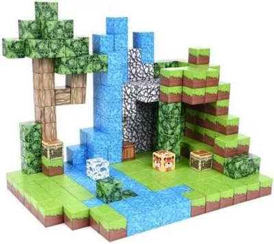 Obrázok produktu pre Magnetické kocky Minecraft 220 ks.