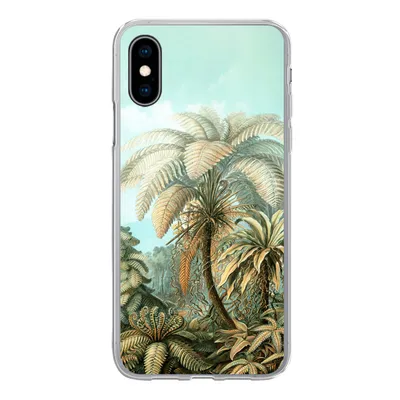 Produktbild von MuchoWow® Handyhülle Schutzhülle Hülle für iPhone X Filicinae - Haeckel - Alte Meister Silikon Softcase Handy Hülle - Handyhülle