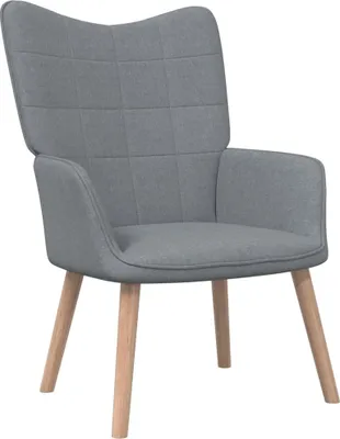 Produktbild von Cloris Designermöbel Relaxsessel Hellgrau Stoff 2024 Neu