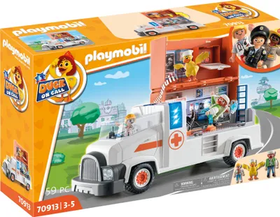 Produktbild von PLAYMOBIL Duck on Call 70913 D*O*C* - Notarzt Truck