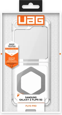 Produktbild von UAG Plyo Pro Tasche fr - Samsung Galaxy Z Flip5 - Eisiges Silber
