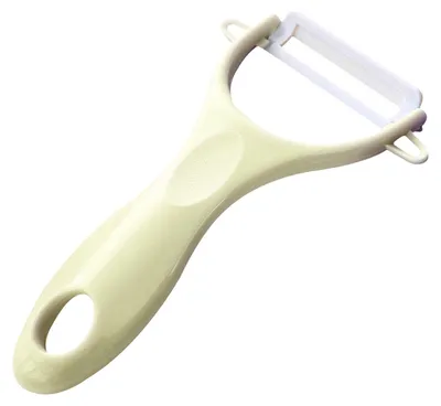Produktbild von Spülmaschinenfester Multifunktions-Fruchtschäler mit ergonomischem Keramikgriff, Kartoffelschäler, Kochgeschirrzubehör