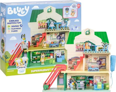 Obrázek produktu pro Moose Toys MS18918, Nakupování, Bluey, 3 rok/roky, AAA, Vícebarevný, Plast
