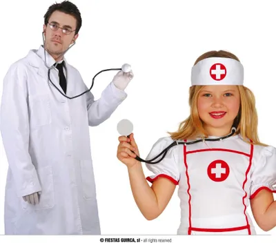 Produktbild von Arzt Krankenschwester Stethoskop Karneval Medizin Zubehör Kostüm Feier Ärzte Spiel Spaß Rollenspiel Kostümparty Fasching Klinik Humor, Farbe: Schwarz